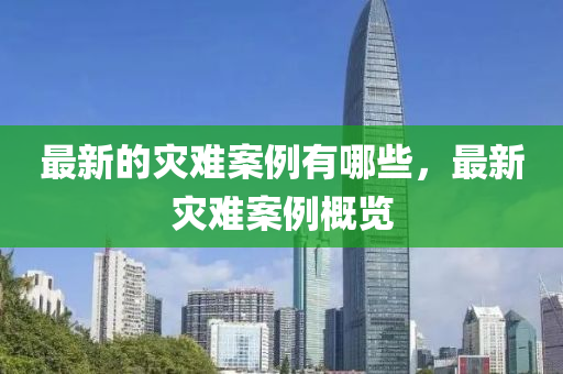 最新的灾难案例有哪些,最新灾难案例概览中山市多米克自动化设备有限公司