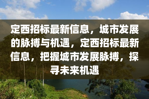 定西招标最新信息,城市发展的脉搏与机遇,定西招标最新信息,把握城市发展脉搏,中山市多米克自动化设备有限公司探寻未来机遇