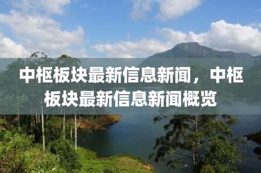 中枢板块最新信息新闻,中枢板块最新信息新闻概览中山市多米克自动化设备有限公司