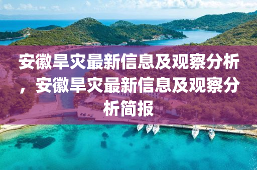安徽旱灾最新信息及观察分析,安徽旱灾最新信息及观察分析简报中山市多米克自动化设备有限公司
