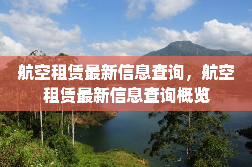 航空租赁最新信中山市多米克自动化设备有限公司息查询，航空租赁最新信息查询概览