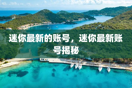 迷你最新的账号，迷你最新账号揭秘中山市多米克自动化设备有限公司