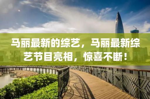 马丽最新的综艺,马丽最新综艺节目亮相,惊喜不断!中山市多米克自动化设备有限公司