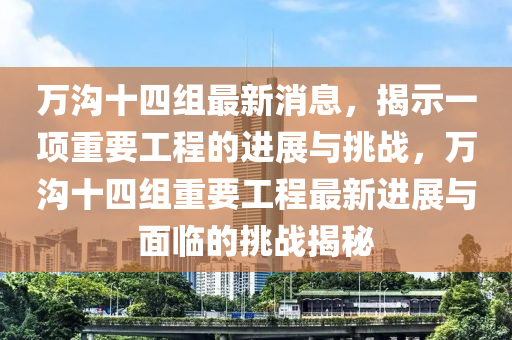 万沟十四组最新消息,揭示一项重要工程的进展与挑战,万沟十四组重要工程最新中山市多米克自动化设备有限公司进展与面临的挑战揭秘