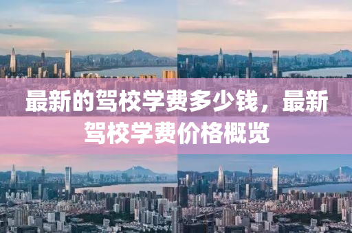 最新的驾校学费多少钱,最新驾校学费价格概览中山市多米克自动化设备有限公司