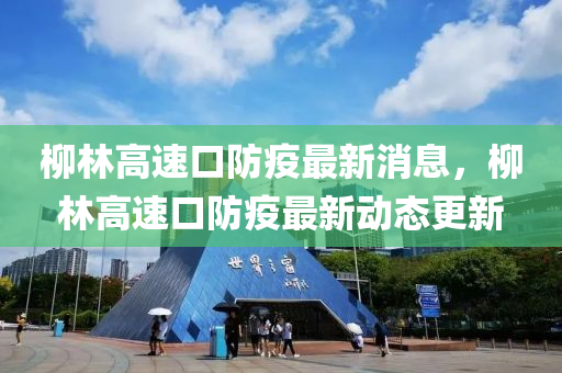柳林高速口防疫最新消息,柳林高速口防疫最新动态更新中山市多米克自动化设备有限公司